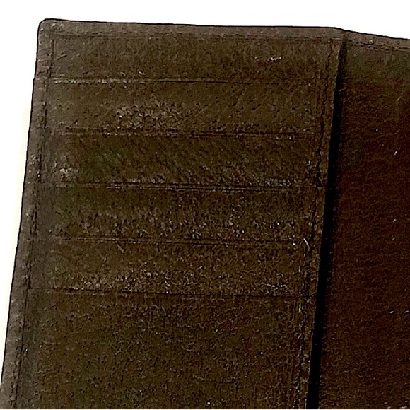 GUCCI MONOGRAM Leather Canvas Agenda Binder Passport Holder Credit Card Wallet - Picture 14 of 17